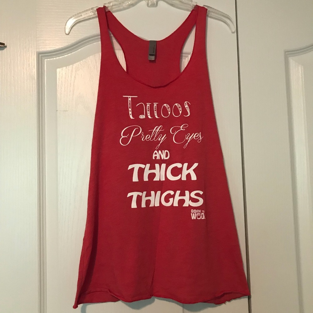 **FINAL SALE** WOD CrossFit Red Tank Top